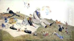 An Enchanted Picnic by Charles Altamont Doyle