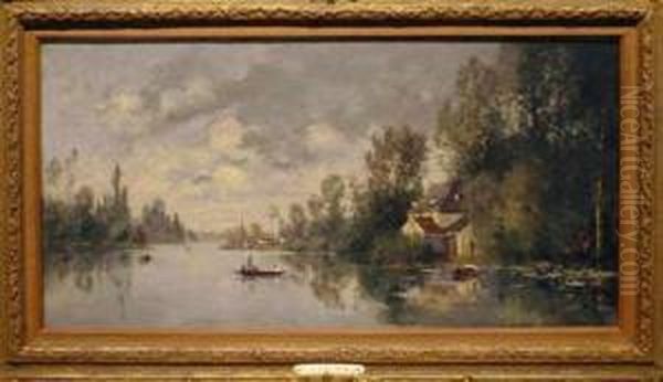 Boating On A River - view 1
