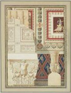 Composition D'antiques: Elements De Decor Mural by Charles Percier
