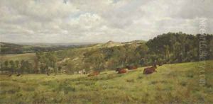 Les Dunes de Coudette, Pas de Calais by Henry William Banks Davis, R.A.