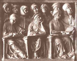 Students by Jacobello Dalle Masegne