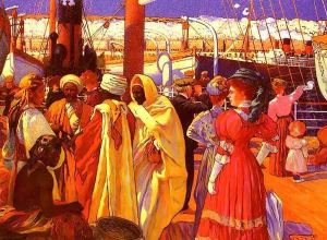 L' Embarquement (Embarking) by Davide Dellepiane