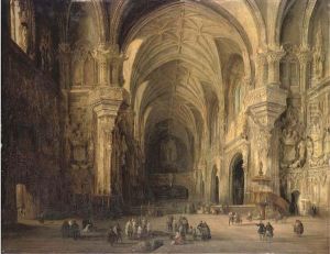 The Cathedral Of San Juan De Las Reyes, Toledo by Genaro Perez Villaamil Y Duguet