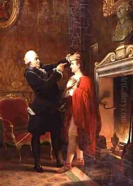 Jean Francois Ducis 1733-1816 Telling the Future of the Actor Talma - view 1