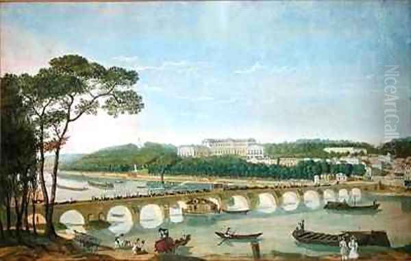 Visit of the King and Queen of Naples to the Chateau de Saint Cloud - view 1