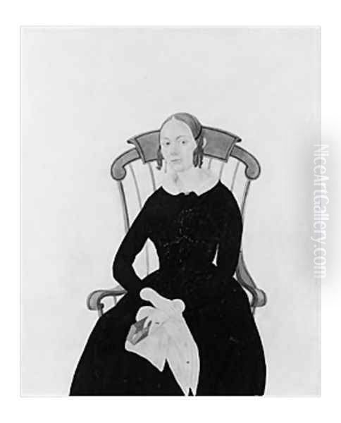Lady Seated in a Boston Rocker - view 1