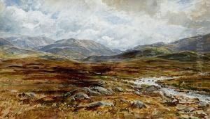 A Moorland Scene A Moorland Scene