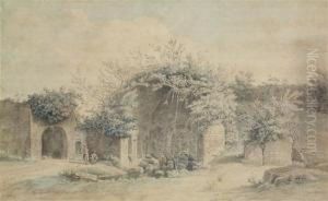 Paysage De Ruines Animees