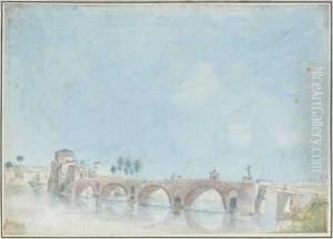 Pont Sur Le Tibre, Vue De L'autre Cote