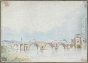 Pont Sur Le Tibre ? by Alexis Nicolas Perignon