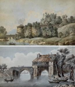 Le Pont De Vernon - Vue D'un Chateau