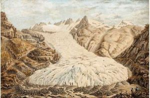 Vue D'un Glacier