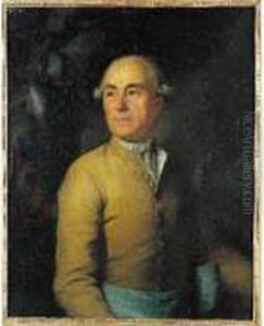 Portrait De Gabriel Charles De Calmesne by Lie Louis Perin-Salbreux