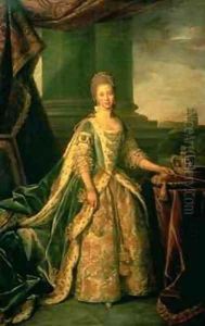 Portrait of Sophie Charlotte 1744-1818 by Sir Nathaniel Dance-Holland