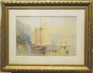 Sailboats By The Palisades