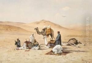 Les Bedouins Dans Le Desert. by Friedrich Perlberg