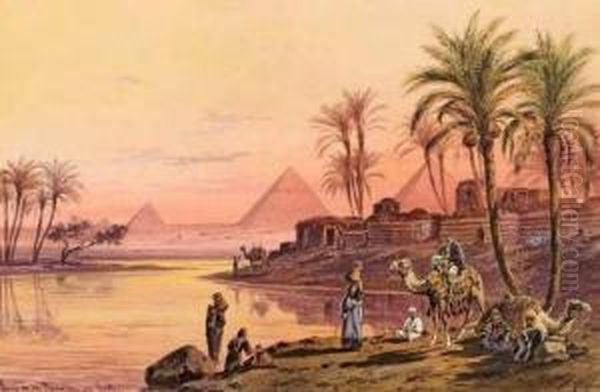 Les Pyramides De Guizeh - view 1