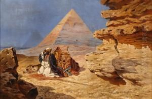 Das Gebet Vor Den Pyramiden. by Friedrich Perlberg
