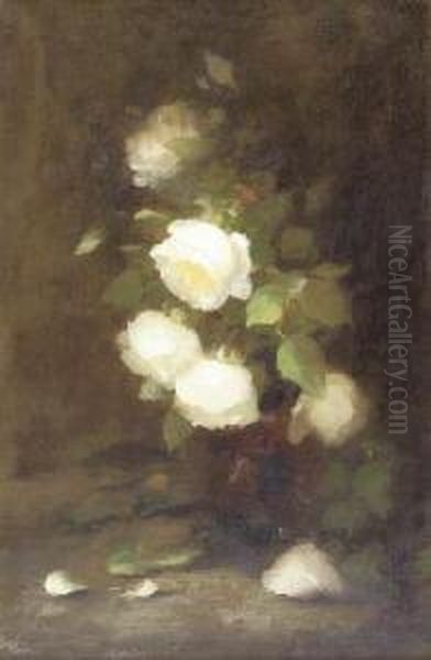 A Still Life Of Yellow Roses - view 1
