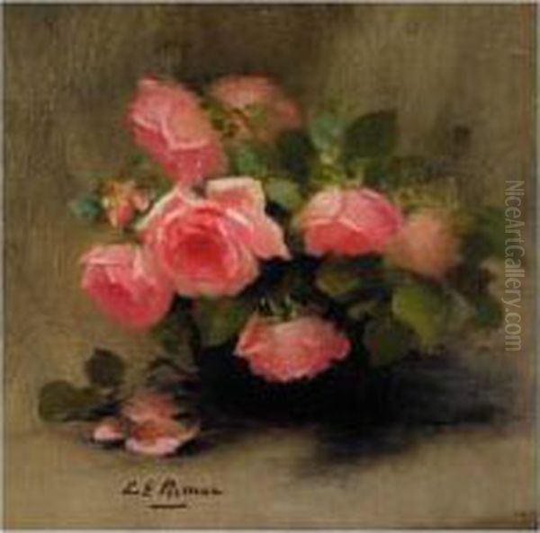 A Still Life Of Pink Roses - view 1