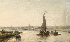 A View Of The Schelde by Henri Louis Permeke
