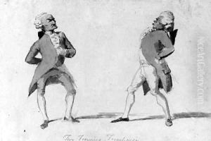 Two frowning Frenchmen Two frowning Frenchmen