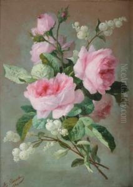 Bouquet De Roses by Andre Perrachon