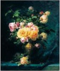 Vase De Fleurs by Andre Perrachon