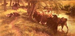 A Shady Spot On A Summers Day by William Henry Davis