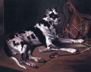 Recumbant Great Dane by Bernard de Gempt