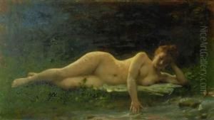 Femme Nue Allongee by Leon-Jean-Basile Perrault