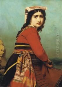 Gypsy Girl by Leon-Jean-Basile Perrault
