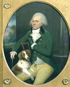 Portrait of a Gentleman with his Dog by John Downman