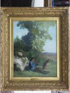 Le Joueur De Flute by Aime Perret