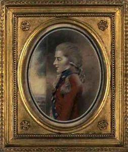 Portrait of an Officer possibly Prince Edward Augustus Duke of Kent 1767-1820 by John Downman