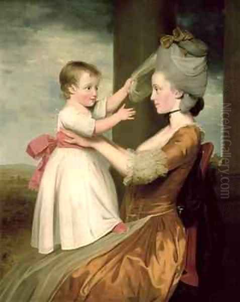 A Portrait of Elizabeth Mortlock and her son John Mortlock the Younger - view 1
