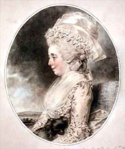 No 2315 f 26 Portrait of Mrs Bailey of St Neots by John Downman