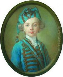 Portrait De Jean Boyer En Habit De Hussard