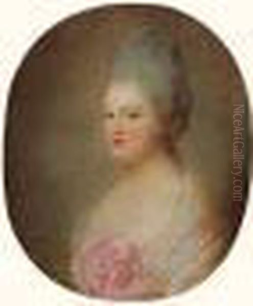 Portrait De Femme De La Famille Du Jurisconsulte Rateau - view 1