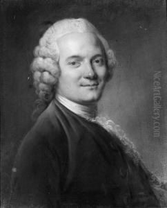 Portrait Of A Gentleman, Bust Length by Jean-Baptiste Perronneau