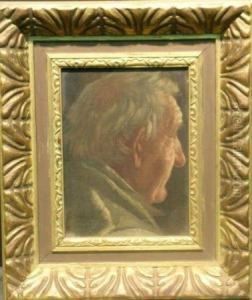 Head Of A Man by Enoch Wood Perry