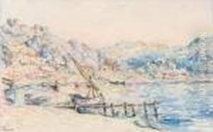 Pecheurs Dans Le Midi by Henri Person