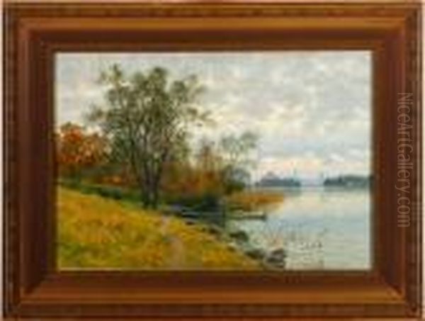 An Autumn Scenery. Signed - view 1