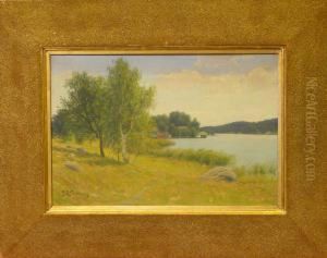 Landskap. by Peter Adolf Persson