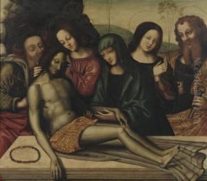 The Lamentation Of Christ by Pietro Vannucci Perugino