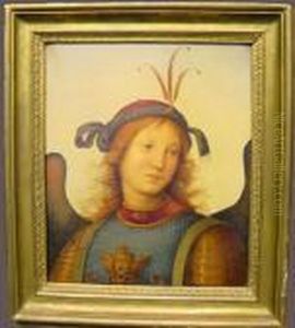 Detail Of The Archangel Raphael From "the Assumption Of Thevirgin" by Pietro Vannucci Perugino