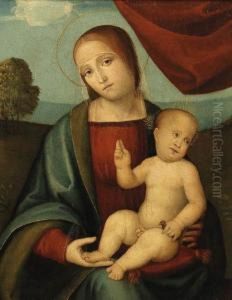 The Madonna And Child by Pietro Vannucci Perugino