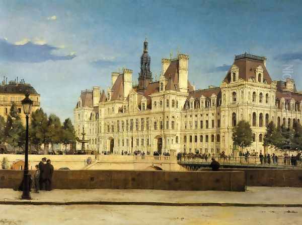 The Hotel de Ville, Paris - view 1