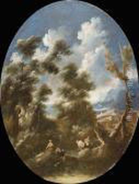 Paesaggio Con Personaggi - view 1