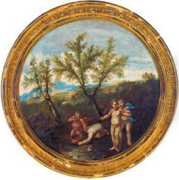 Putti In Un Paesaggio - view 1